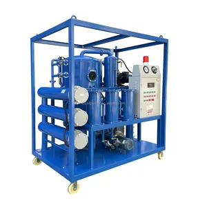 Double Stage High Vacuum Transformer Oil Filtration Unit Used Insulation Oil Purification Plant