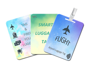 Venta caliente Etiquetas de equipaje NFC Reclamo de equipaje Tarjeta de boleto RFID Travel NFC Enabled Tarjeta de etiqueta de equipaje - Product Image 6