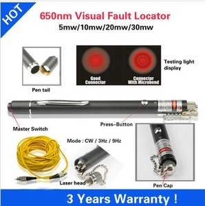 Laser quang pen-loại xách tay 1mW 5mW 10mW 20mW 50mW 10km 20km 30km 50km 650nm sợi cáp quang VFL hình ảnh lỗi định vị - Product Image 6