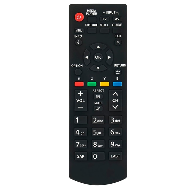 N2QAYB000931 Sub N2QAYB000104 New Replace Remote Control Compatible with Panasonic TV TC32A400H TC-32A400H TH42PX75X TH-42PX75X
