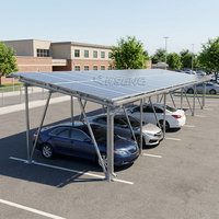 Cochera Solar de Estructura Robusta de Zn-Al-Mg para Estacionamiento Residencial y Aplicaciones Solares Resistentes a la Corrosión