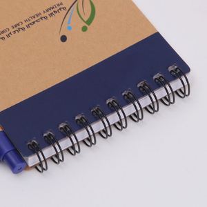 Set de Libreta de Bolsillo de Papel Kraft con Bolígrafo Ecológico - Product Image 5