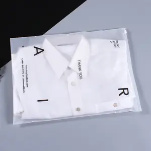 包装定制 Pe 透明回收自封服装自粘滑块拉链袋 Opp 塑料袋