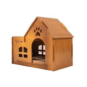 Indoor Krabhuis Doos Pet Golfkarton Kat Scratchers Gezellig Kat Krabben Huis - Product Image 1