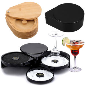 स्पेस सेविंग स्टोरेज बार ग्लास रिमर मार्टिनी मार्जरीटा कॉटेल नमक के लिए सीज़निंग बॉक्स - Product Image 6