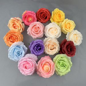 Cabeza de Rosa Artificial de Seda Natural de 39 Pulgadas, Flores Artificiales de Larga Duración para Decoración de Bodas, Fiestas, Hogar y Hoteles - Product Image 2