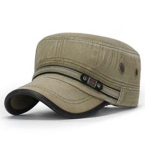 Gorra Plana Vintage Lavada Universal para las Cuatro Estaciones, con Borde de Cuero, Estilo Retro Desgastado, para Hombre y Mujer, Gorra Deportiva Informal, Gorra de Pesca, Gorra de Campamento para Hombre - Product Image 5