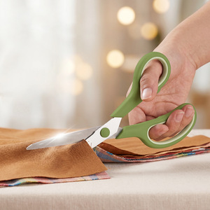 Stainless Steel Home Scissors With Plastic Handle For Cutting Paper Fabric Craft DIY <b>Sewing</b> Office Use - Product Image 3