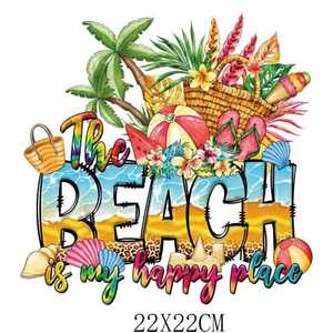 Transferencias de serigrafía personalizadas de verano Diseños de transferencias Dtf Listo para presionar Diseños de transferencia de calor impresos para camisetas - Product Image 3