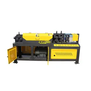 Factory stock 4-14mm round steel 4-12mm thread rebar rebar straighten cutting machine