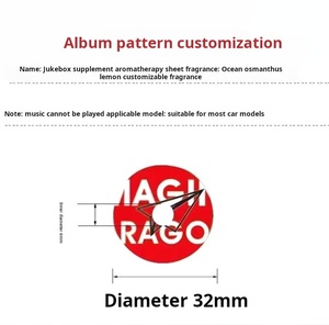 Rắn Sang Trọng CD Xe Làm Mát Không Khí Retro Xoay Hương Thơm Đĩa Trang Trí Nhà Máy Bán Buôn Kỷ lục Máy Nghe Nhạc Phong Cách Nhựa Ba - Product Image 6