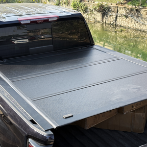 Accessoires tout-terrain <span class=keywords><strong>4x4</strong></span>, couvre-caisse en aluminium à quatre plis pour Toyota Hilux Revo/Rocco/vigo, couvre-caisse de camion rigide à quatre plis - Product Image 4