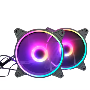 Ventilador <span class=keywords><strong>de</strong></span> anillo fino RGB 120x120x25mm 3W <span class=keywords><strong>de</strong></span> potencia disipador <span class=keywords><strong>de</strong></span> calor <span class=keywords><strong>de</strong></span> cobre caja <span class=keywords><strong>de</strong></span> ordenador para juegos ventilador <span class=keywords><strong>de</strong></span> refrigeración <span class=keywords><strong>de</strong></span> CPU <span class=keywords><strong>que</strong></span> fluye RGB - Product Image 2