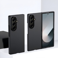 Étui mat de luxe effet peau pour Samsung Galaxy Z Fold 7 6 5 W25 – Coque de protection antichoc ultra-fine en PC rigide pour téléphone pliable