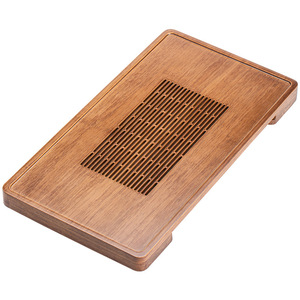 Bamboo <b>Tea</b> Tray Drawer Type Water Storage Dual Purpose <b>Tea</b> <b>Set</b> Tray - Product Image 5