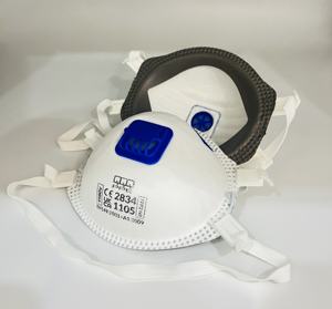 Masker FFP3 Kustom dengan Katup Anti Aerosol, Bentuk Cup, <span class=keywords><strong>Respirator</strong></span> FFP3, Masker NR - Product Image 2