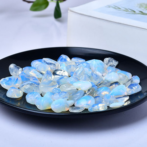 All'ingrosso pietra bianca opale naturale ghiaia grandi particelle rotonde pietra profumata pietra rotta a mano - Product Image 3