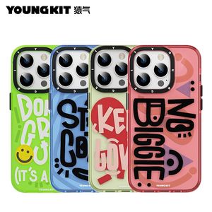 Accessoires de téléphone Youngkit 2023 nouvelle mode couverture mignonne pour IPhone 15 Pro Max objectif tout compris créativité été Colorways étui - Product Image 2