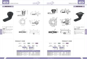 Cylindre de sécurité et serrure à came pour armoires, boîtes <span class=keywords><strong>aux</strong></span> lettres et boîtes à outils avec déverrouillage par clé, installation facile, accessoires en plastique - Product Image 2