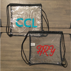 Customizable Clear PVC Drawstring Backpack with Logo Waterproof Marathon Gear Bag Promotional Sportpacks for Sports Events