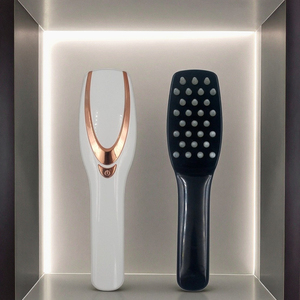 Portable Electric Scalp Care Head Massager Rechargeable Vibration Color Light Hair Care Massage Comb - Product Image 1