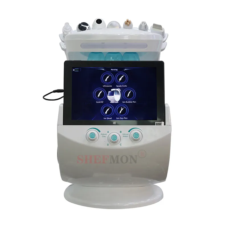 hot products top 20 2021 7 in 1 smart ice blue facial hydra dermabrasion machine / hydra microdermabrasion machine