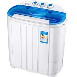 Groothandel gebruik midea wasmachine-Mini Draagbare Wasmachine, Huishouden Twee-Tub Semi-Automatische 3.6Kg