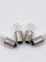 Ampoule LED blanc chaud pour bouton d'instrument, type baïonnette B9, 6.3V/12V/24V/30V/36V/48V, indicateur expérimental
