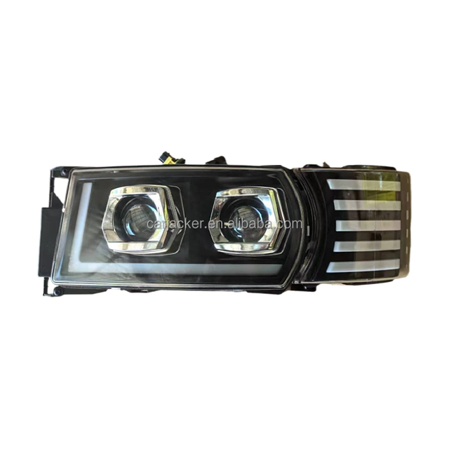 1 Pair ( LH + RH ) Full Led Head Lamp With Corner Lamp for Scania R420 P500 Truck Head Lamp 1730958 1730953 1385410 1387155