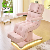 Table de soin esthétique électrique pour spa facial, lit de massage pour esthéticienne, lit pour extensions de cils