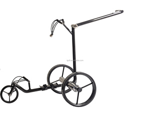 <span class=keywords><strong>Chariot</strong></span> de <span class=keywords><strong>golf</strong></span> électrique neuf en carbone à 3 roues, batterie au lithium 4 roues, moteur 400W, autonomie 18 à 36 trous, luxe - Product Image 4