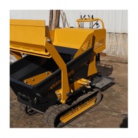 Approvisionnement d'usine en Chine 500kg Mini Dumper hydraulique sur chenilles Dumper Truck Le moins cher chenillé Mini Dumper Truck