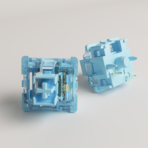 Interruptores de Teclado <span class=keywords><strong>Akko</strong></span> <span class=keywords><strong>V3</strong></span> <span class=keywords><strong>Cream</strong></span> Blue Pro, Interruptor Táctil de 45gf para Teclado DIY - Product Image 2
