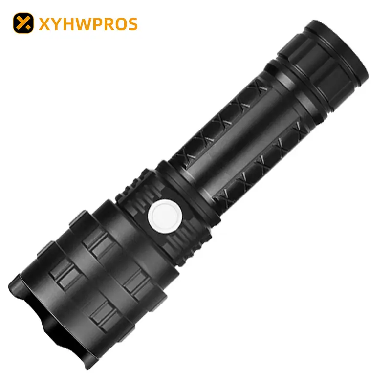 Rechargeable Battery XHP50 Type-c Flashlights High Powerful 1200 Lumen Zoom LED Lamp IPX6 Waterproof Tactical Torch