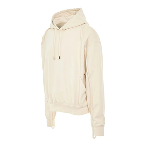 Boxy连帽衫批发重量级420Gsm空白连帽衫制造高品质羊毛重磅超大裁剪连帽衫 - Product Image 3