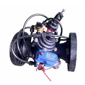 Válvula Solenoide de Riego Bermet de 5 Pulgadas con Reductor de Presión y Manómetro para Uso Agrícola - Product Image 3