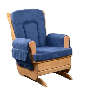 Centro de cuidado clásico Momia Lactancia Bebé Guardería Enfermera Mecedora y otomana Ocio Enfermería silla Planeadora de madera - Product Image 1