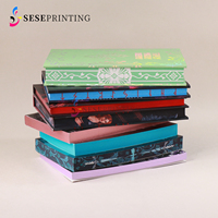 Pencetakan Novel Hardcover Mewah dengan Tepi Berlapis, Dust Jacket, dan Pita untuk Penulis dan Penerbit OEM