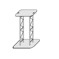 Supports en aluminium de qualité supérieure pour structures de scène, supports pour trusses DJ et trusses d'éclairage, support de truss réglable en hauteur sur mesure pour spectacles et concerts