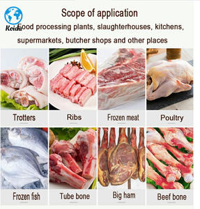 2025 Commercial en acier inoxydable congelé os coupe boucher scie à ruban Machine viande poussin viande découpeuse os scie - Product Image 5