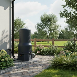 Contenitore per la raccolta dell'acqua piovana AQUABELL da 200 litri, colore antracite - Product Image 3