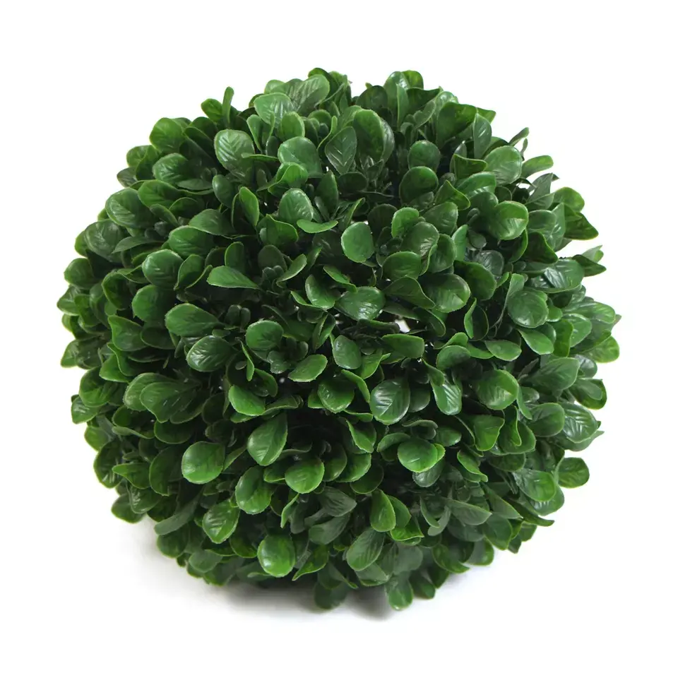 Vente en gros buis plastique plante herbe boule artificielle topiaire suspendue pour fête décoration de la maison
