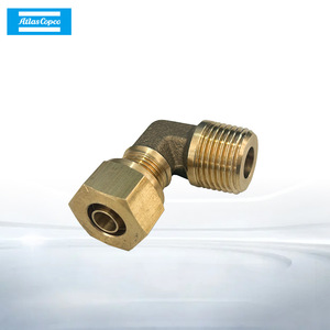 ข้อต่อท่อทองเหลือง Atlas Copco ข้องอ 90 องศา สำหรับอะไหล่เครื่องอัดอากาศ - Product Image 2