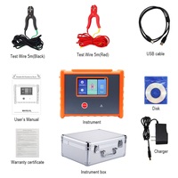 Comprobador de Resistencia DC para Transformadores 0.1uOhm 50kOhm 10A, Continuidad a Tierra, Pantalla Táctil Equipotencial, USB