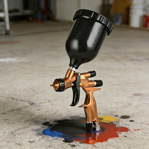 Pistola de Pintura Profesional <span class=keywords><strong>ROKO</strong></span> 7800 Ultra de 1.3mm MP con Alimentación por Gravedad, Pistola de Pulverización Automotriz de Aluminio - Product Image 1