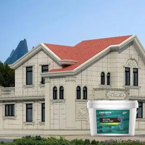 Texture Stone Spray Paint Outdoor Wall Coating For External Wall