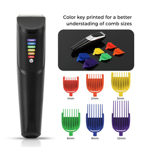 Tondeuse à barbe multifonctionnelle rechargeable avec écran LED numérique, tondeuse à cheveux, rasoir, batterie intégrée 500mAh 800mAh, USB C rapide - Product Image 4