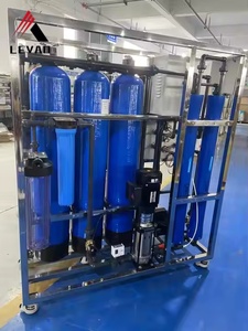 เครื่องกรองน้ำกลั่น 250 ลิตรต่อชั่วโมง 500 ลิตรต่อชั่วโมง ระบบกรองน้ำ FRP เครื่องจำหน่ายน้ำดื่มสำหรับธุรกิจ - Product Image 2