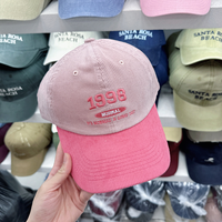 Gorra de béisbol de pana de 6 paneles de alta calidad Unisex, gorra deportiva ajustada con bordado de logotipo personalizado para mujer, Letra de moda de invierno