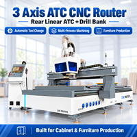 Routeur CNC à bois Alpha 2030 à grande précision, avec banque de forets, pour la gravure sur bois et la fabrication d'armoires en bois - Meilleures ventes